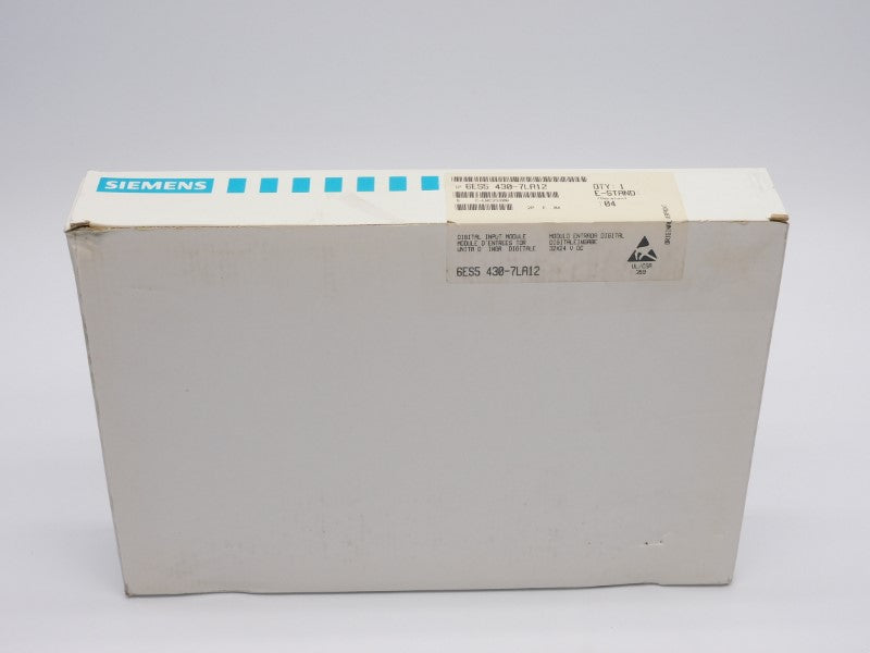 SIEMENS 6ES5430-7LA12 F/W 04 24VDC NSFS