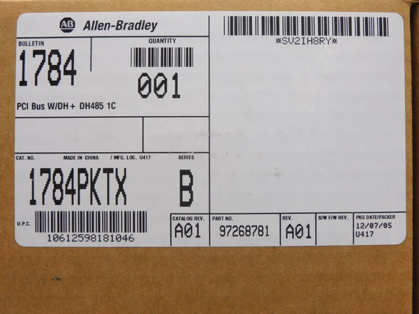 ALLEN BRADLEY 1784-PKTX SER. B DATE: 2005 NSFS