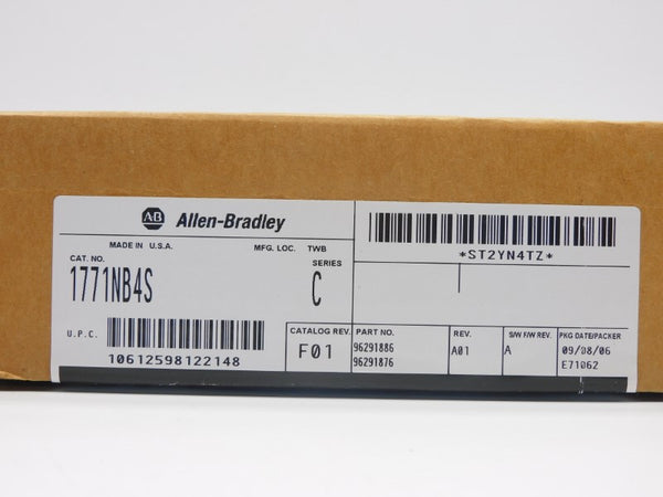 ALLEN BRADLEY 1771-NB4S SER. C F/W A DATE: 2006 NSFS