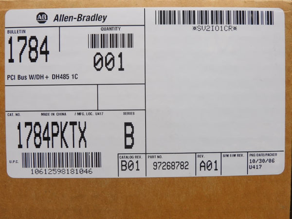 ALLEN BRADLEY 1784-PKTX SER. B DATE: 2006 NSFS