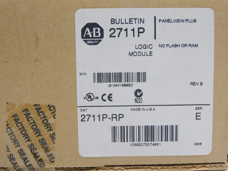ALLEN BRADLEY 2711P-RP SER. E 24VDC NSMP
