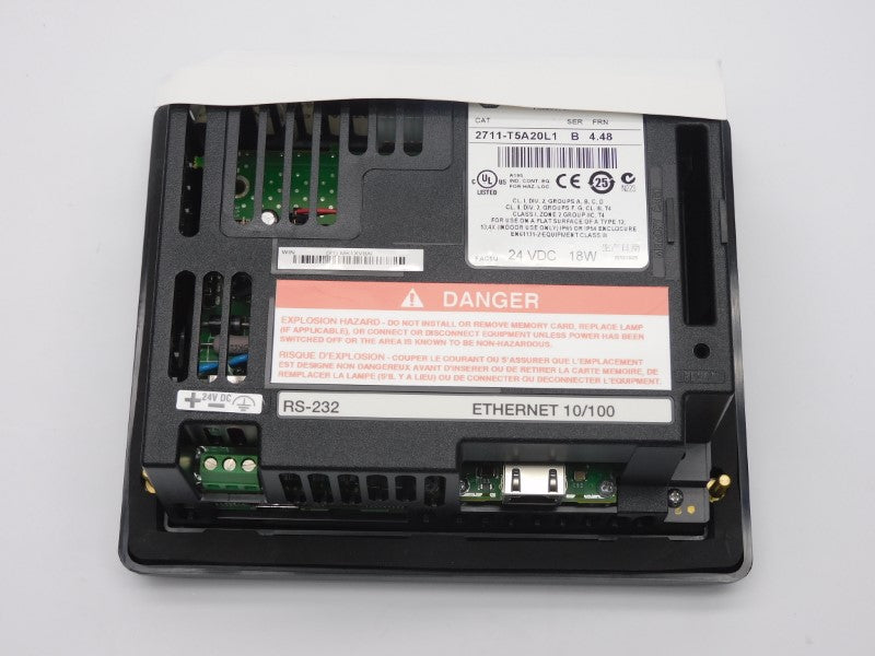 ALLEN BRADLEY 2711-T5A20L1 SER. B F/W 4.48 24VDC NSMP