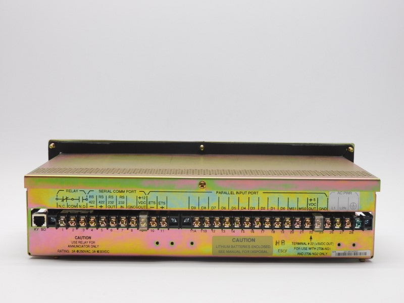 ALLEN BRADLEY 2706-B23J8 SER. G F/W 3.02 110/120VAC 0.24-0.11A NSMP