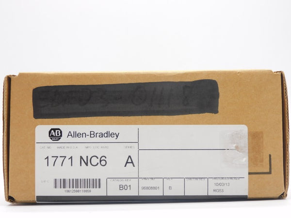 ALLEN BRADLEY 1771-NC6 SER. A DATE: 2013 NSFS