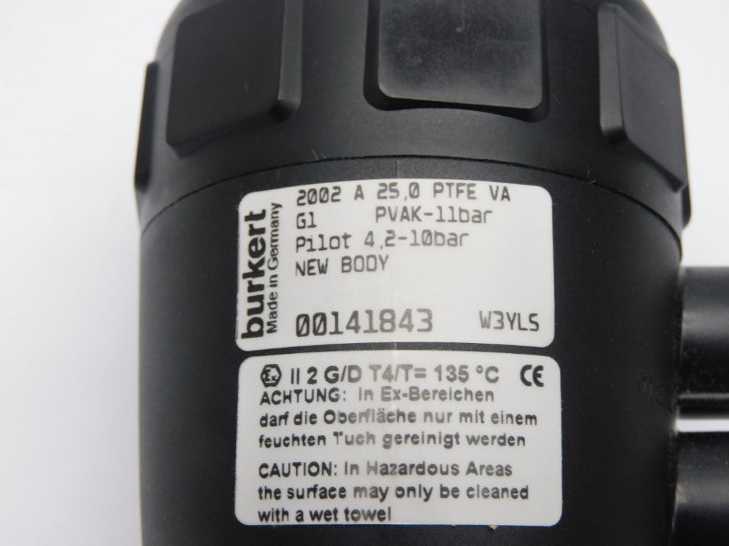 BURKERT 2002A25.0PTFEVAG-1 00141843 NSMP