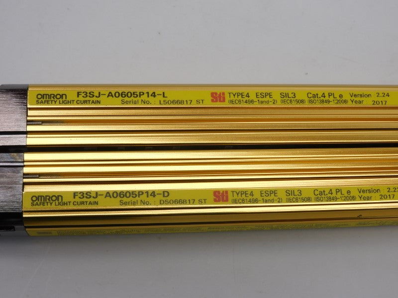 OMRON F3SJ-A0605P14-L F3SJ-A0605P14-D 24VDC NSMP