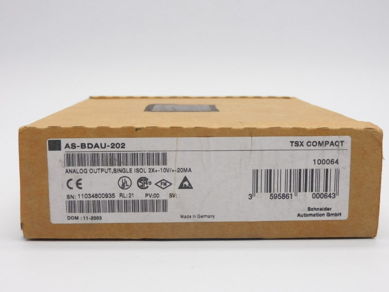 SCHNEIDER ELECTRIC AS-BDAU-202 -/+10V NSFS