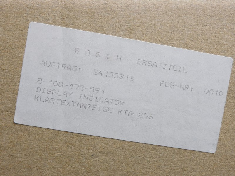 BOSCH KTA-256 24V NSMP