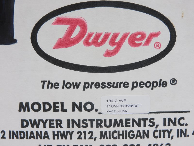DWYER 184-2-WP NSMP