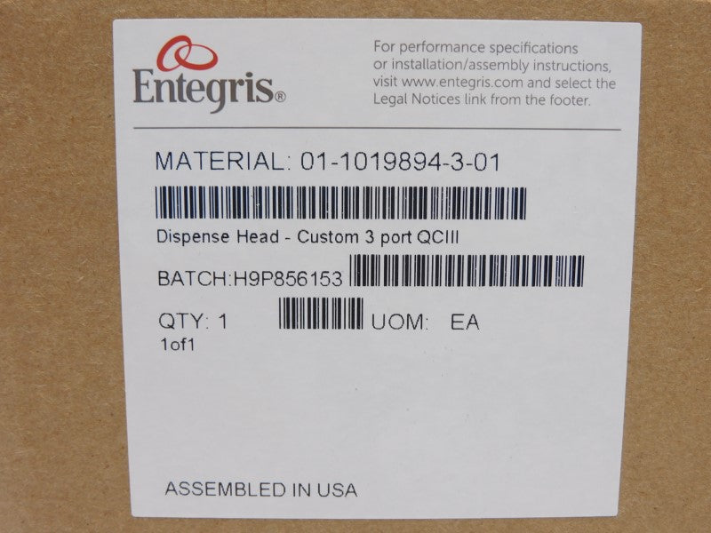 ENTEGRIS 01-1019894-3-01 NSFS
