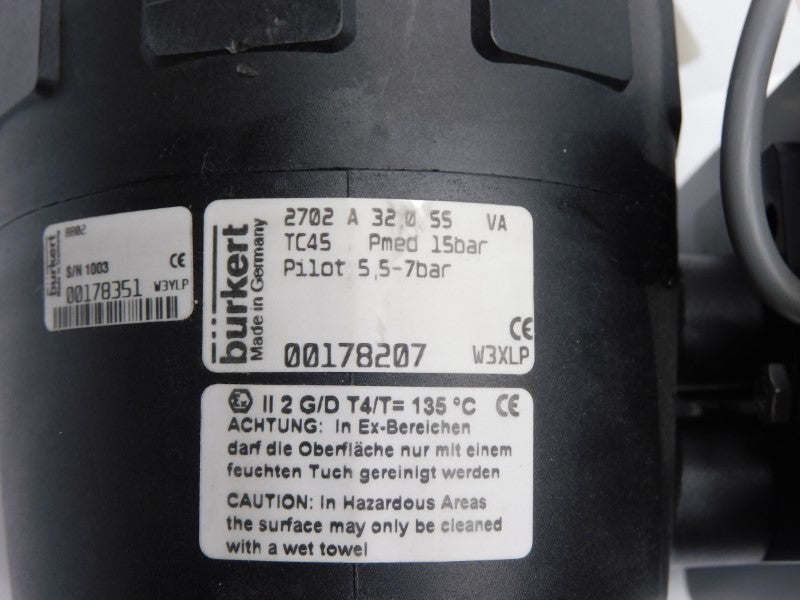 BURKERT 2702A32,0SSVATC45 00178207 NSNP