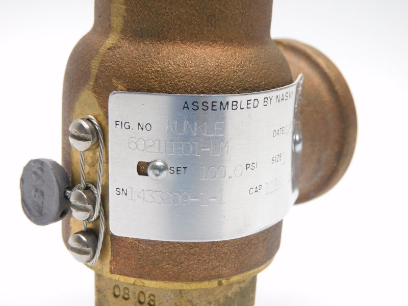 KUNKLE 6021EE01-LM 100PSI 1" NSNP