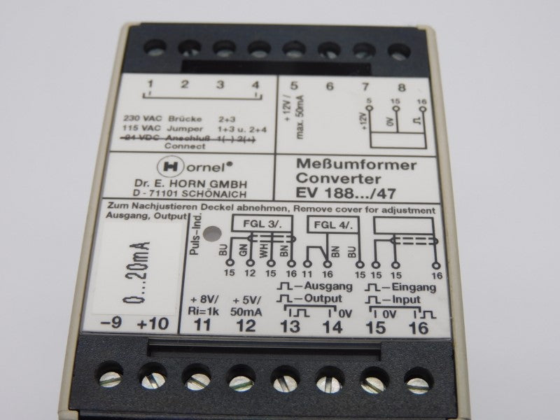 HORNEL EV188101/47-590/420 230VAC NSNP