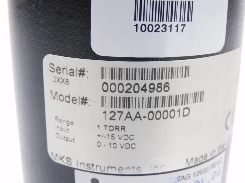 MKS 127AA-00001D 15VDC NSNP