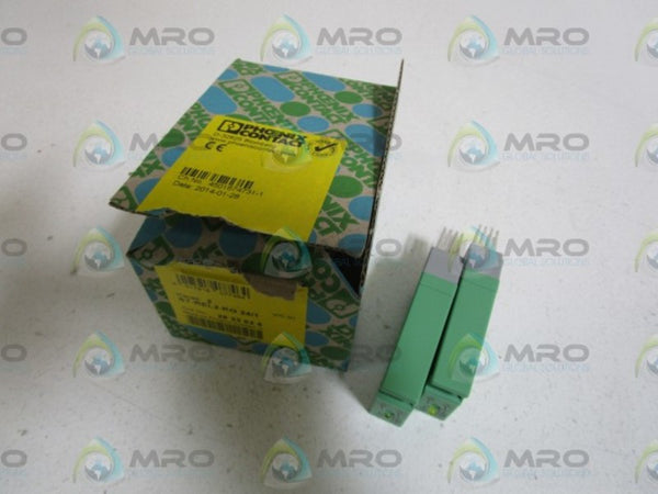LOT OF 2 PHOENIX CONTACT RELAY CONNECTOR  MODULE ST-REL2-KG 24/1 NSMP