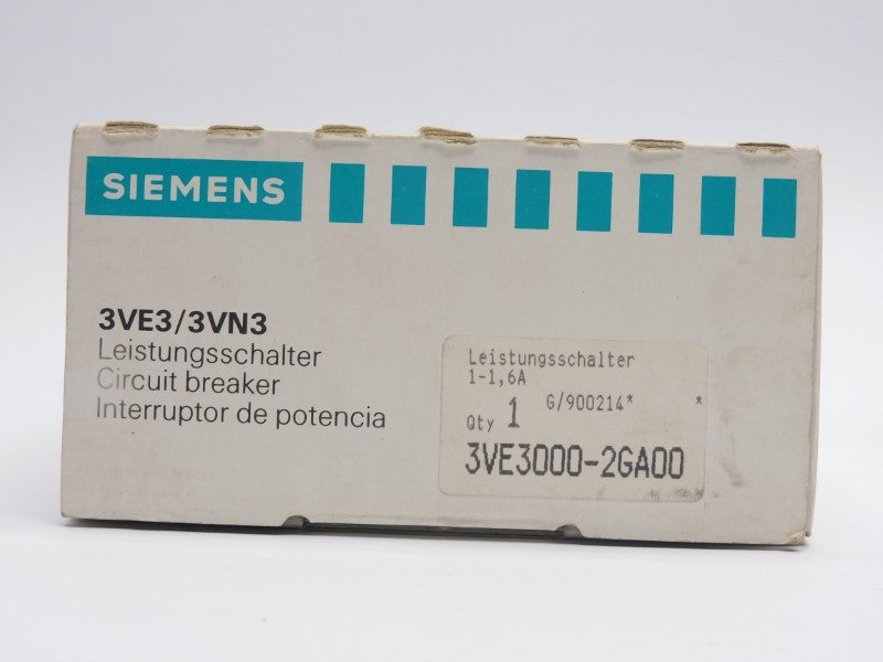 SIEMENS 3VE3000-2GA00 660V 1-1.16A NSMP