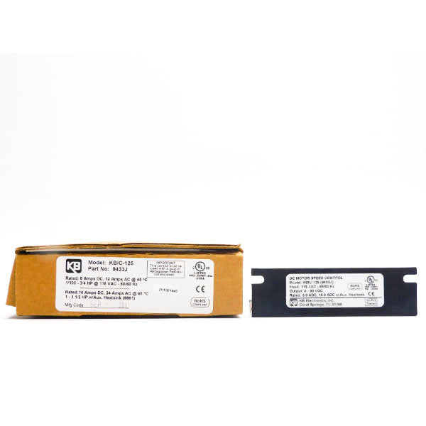 KB ELECTRONICS KBIC-125 9433J 115VAC 24A NSMP
