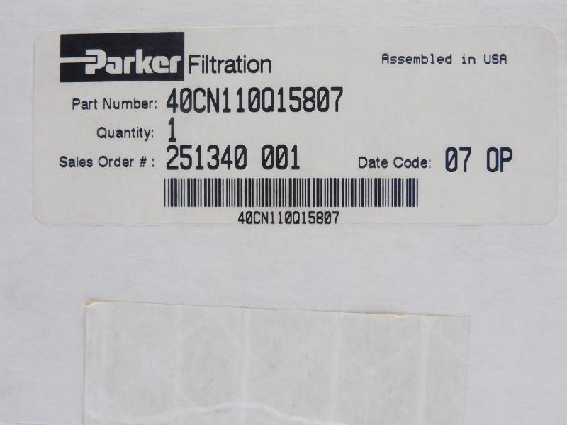 PARKER 40CN110Q15807 NSMP