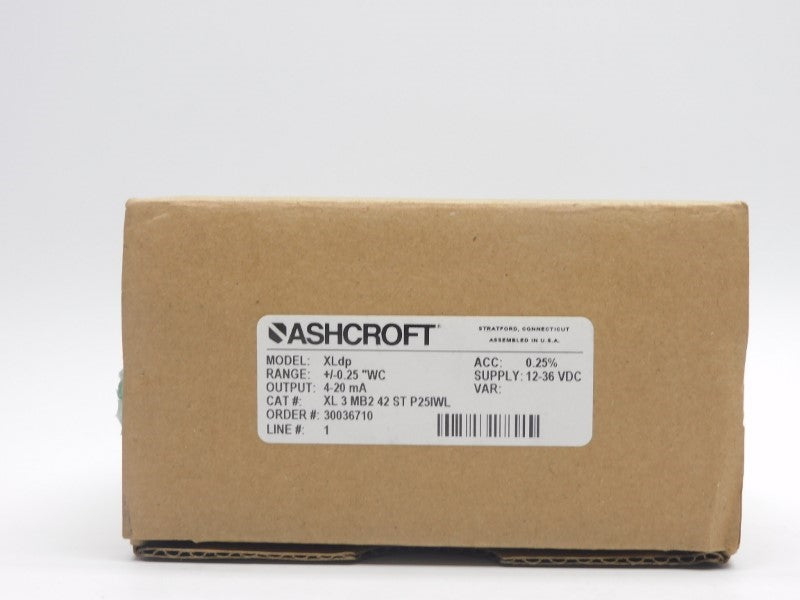 ASHCROFT XL3MB242STP25IWL 12-36VDC NSMP