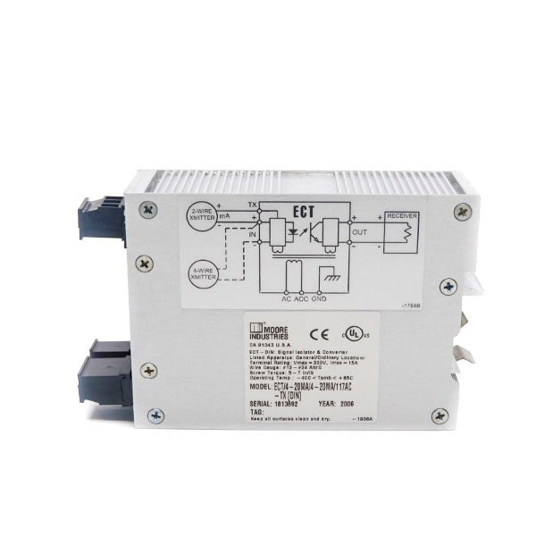 MOORE INDUSTRIES ECT/4-20MA/4-20MA/117AC-TX[DIN] 300V 15A NSNP