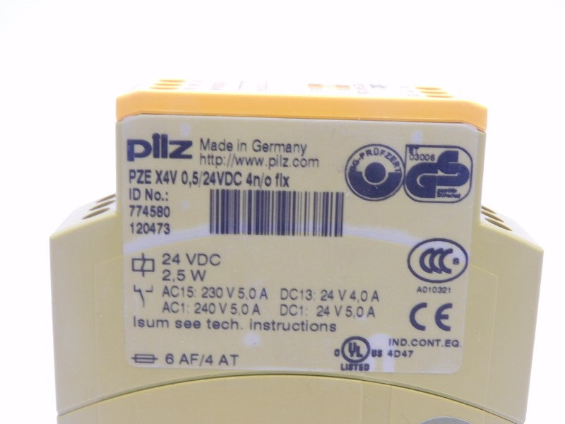 PILZ PZEX4V0.5/24VDC-4N/OFIX 774580 24VDC 5.0A NSMP