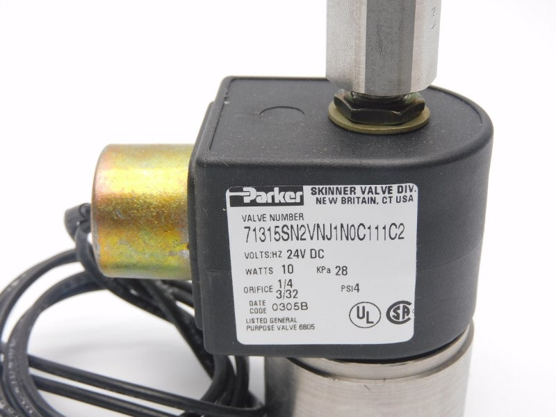 PARKER 71315SN2VNJ1N0C111C2 24VDC 1/4" NSMP