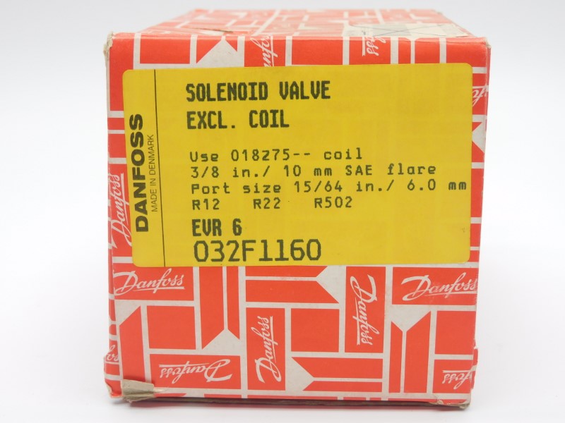 DANFOSS 032F1160 EVR6 350PSI 3/8" NSMP