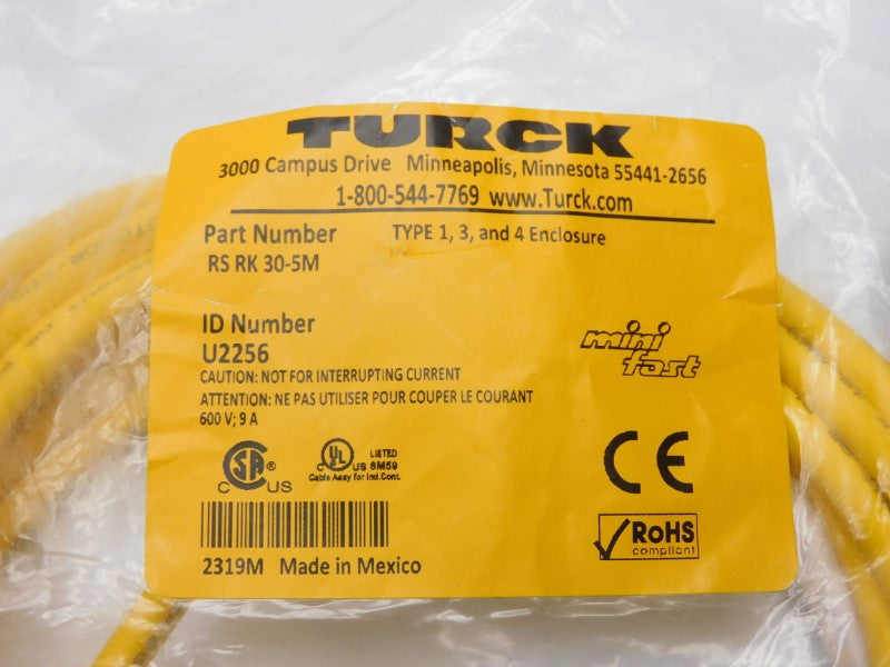 TURCK RSRK30-5M U2256 600V 9A NSMP