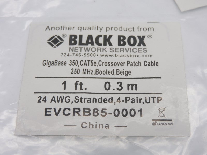 BLACK BOX EVCRB85-0001 1' NSMP