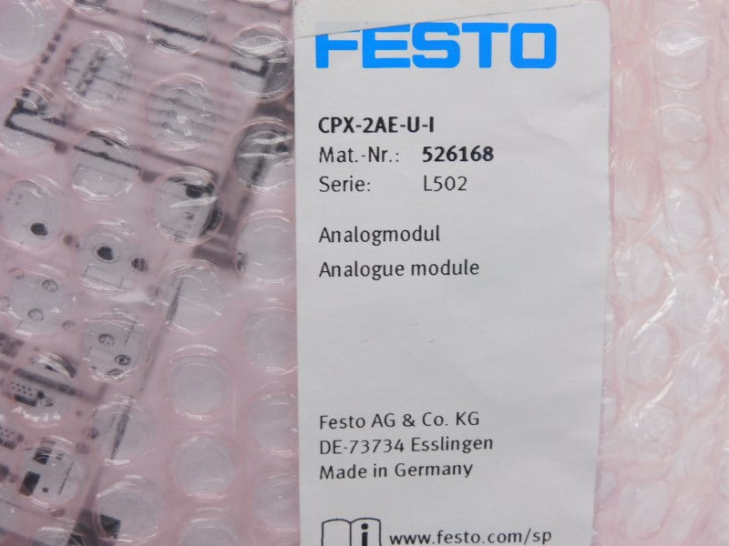 FESTO CPX-2AE-U-I 526168 NSMP