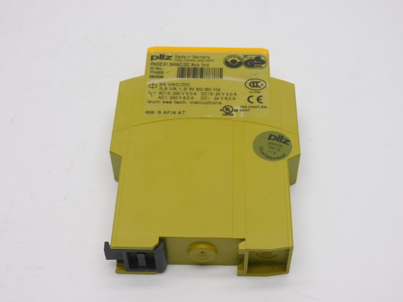 PILZ PNOZX1-24VAC/DC-3N/O-1N/C 774300 24VAC/DC 6.0A NSMP