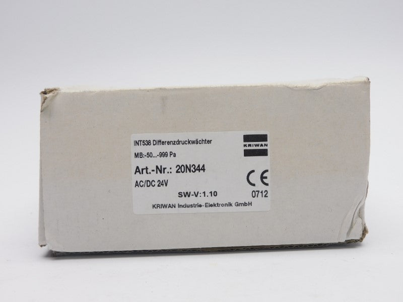 KRIWAN 20N344 INT538 24VAC/DC 6A NSMP