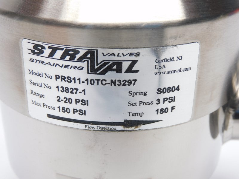 STRAVAL PRS11-10TC-N3297 2-20PSI NSNP