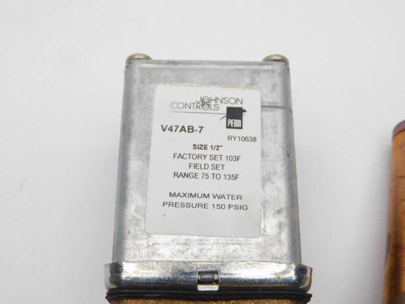 JOHNSON CONTROLS V47AB-7 150PSI 1/2" NSNP