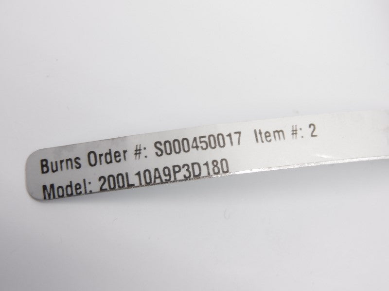 BURNS 200L10A9P3D180 NSNP