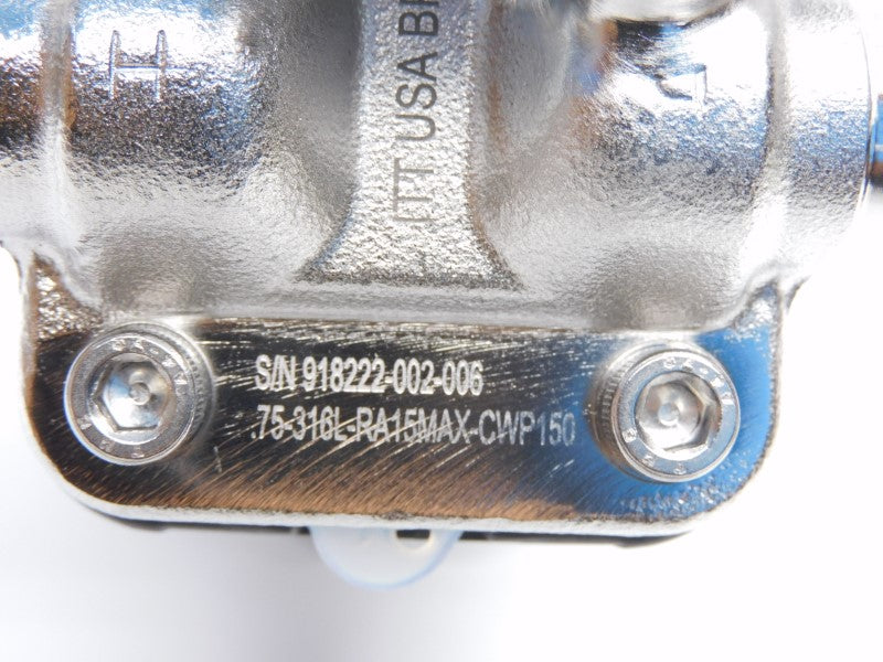 ITT .75-316L-RA15MAX-CWP150 .5-316L-RA15MAX-CWP20  1/2" (AS IS) NSNP