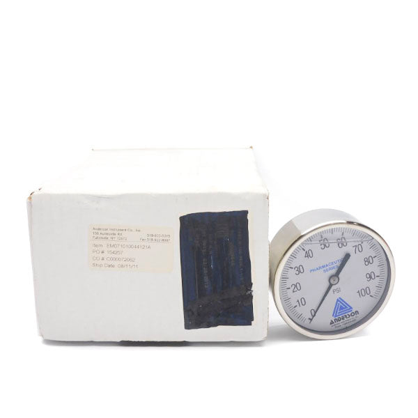 ANDERSON INSTRUMENT EM071010044121A 100PSI NSMP