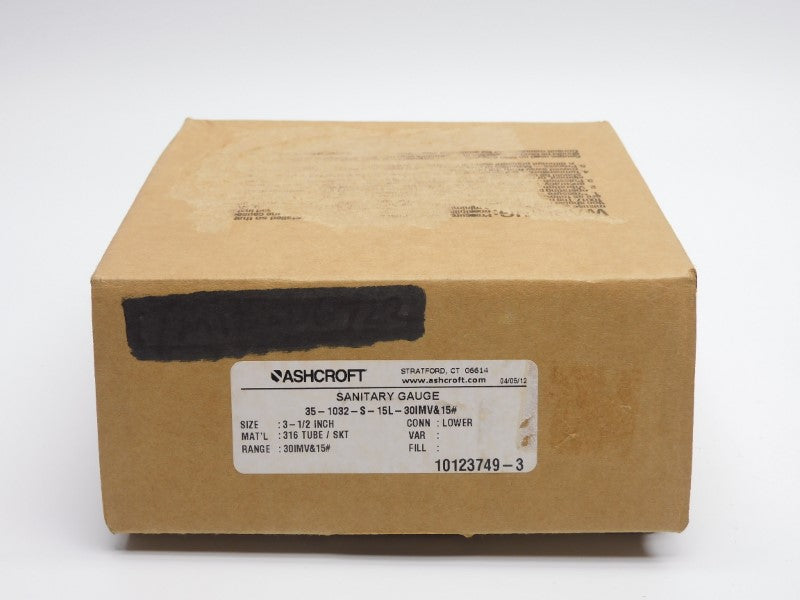 ASHCROFT 35-1032-S-15L-30IMV&15# 15PSI NSMP