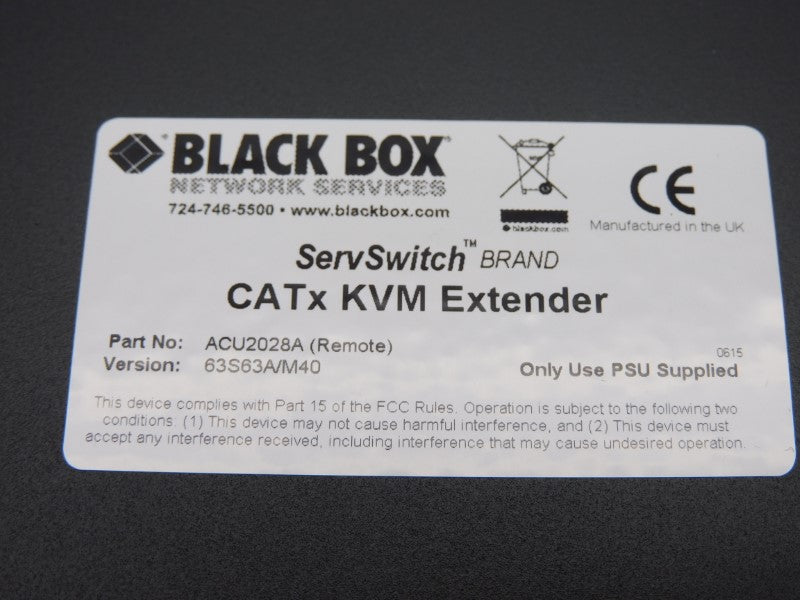 BLACK BOX ACU2028A NSMP