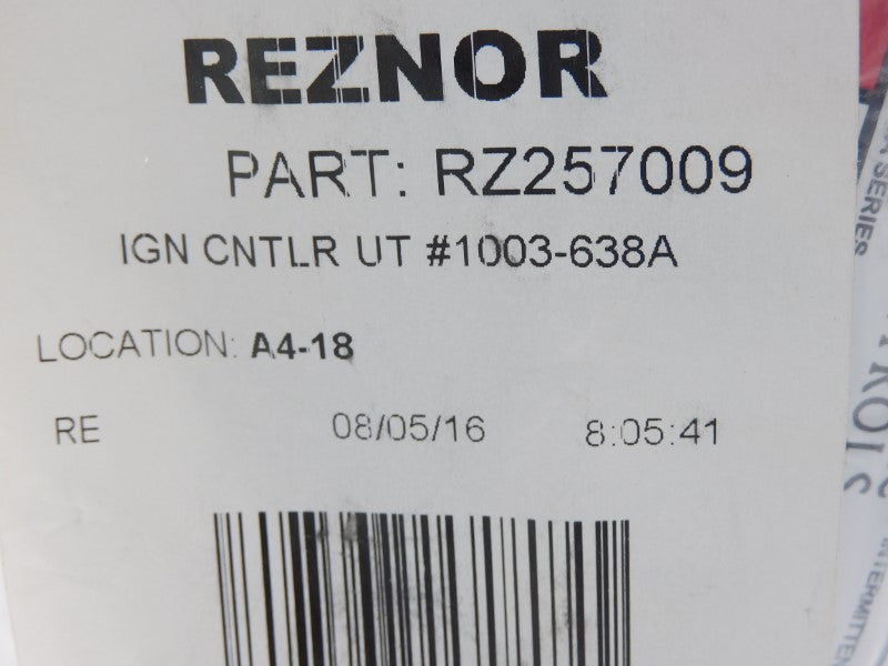 REZNOR UTEC 1003-638A RZ257009 24VAC NSMP