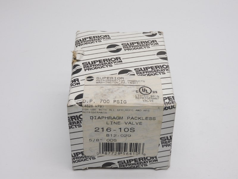 SUPERIOR 216-10S B12-029 700PSI 5/8" NSMP