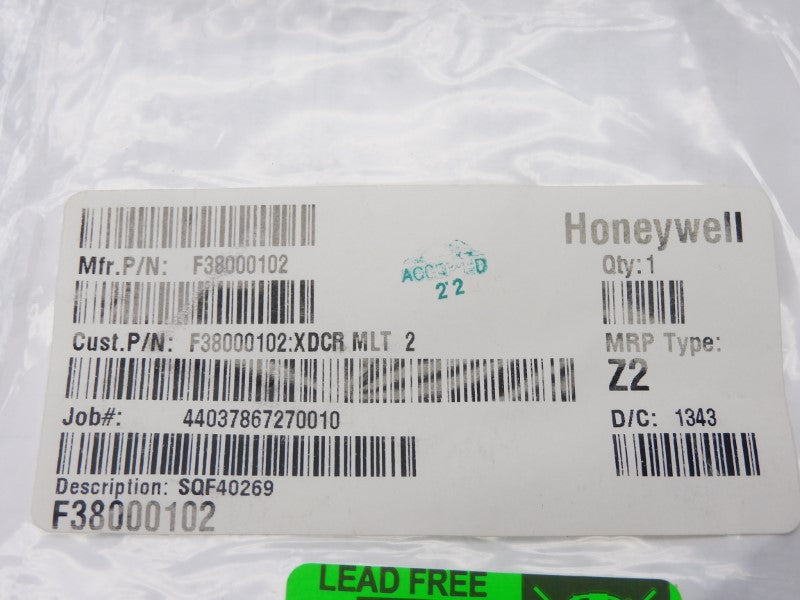 HONEYWELL F38000102 XDCRMLT2 NSMP