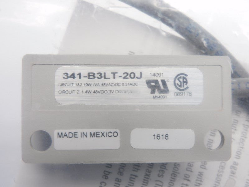 SENTROL INDUSTRIAL 341-B3LT-20J 48VAC/DC 0.21A NSMP
