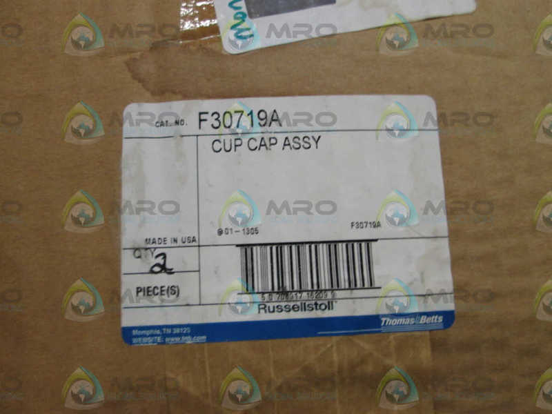 LOT OF 2 THOMAS & BETTS CUP CAP ASSY F30719A NSMP