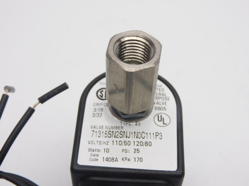 PARKER 71315SN2SNJ1N0C111P3 110/120V 25PSI NSNP