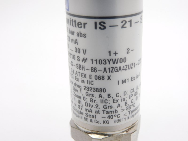 WIKA IS-21-S-SBH-86-A1ZGA4ZUZ1-ZZZ IS-21-S 10-30VDC NSNP