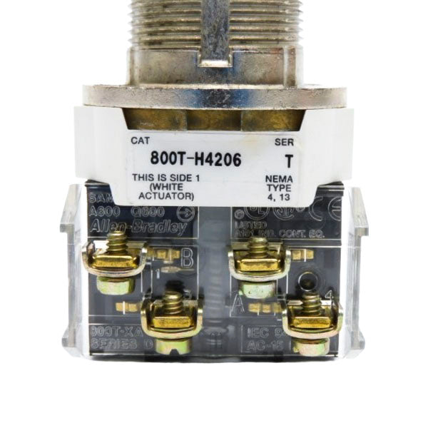 ALLEN BRADLEY 800T-H4206B SER. T (WH) NSMP