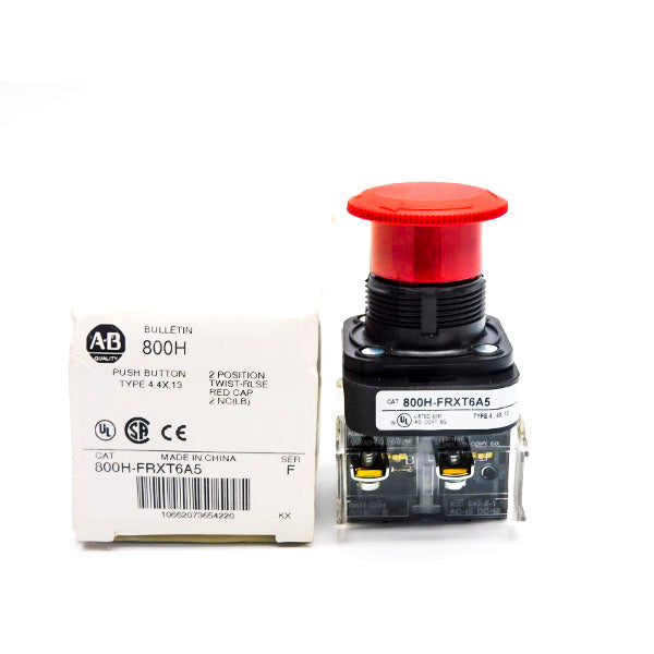 ALLEN BRADLEY 800H-FRXT6A5 SER. F (WH) NSMP