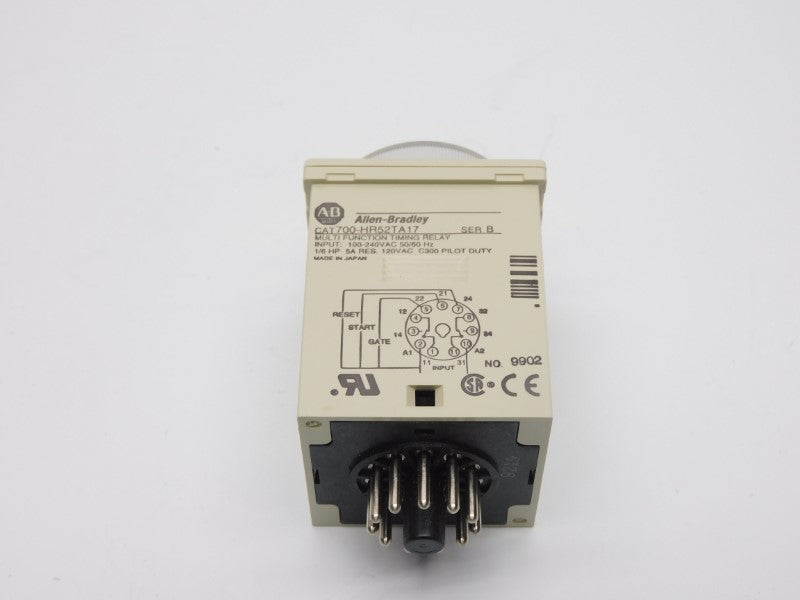 ALLEN BRADLEY 700-HR52TA17 SER. B 100-240VAC 5A 0.05S-60H (GY/BL) NSMP