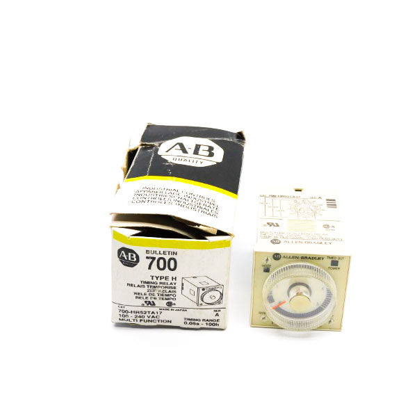 ALLEN BRADLEY 700-HR52TA17 SER. A 100-240VAC 5A 0.05S-100H (BK/YL) NSMP